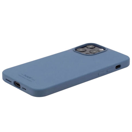 Holdit iPhone 13 Pro Soft Touch Silikone Case - Pacific Blue