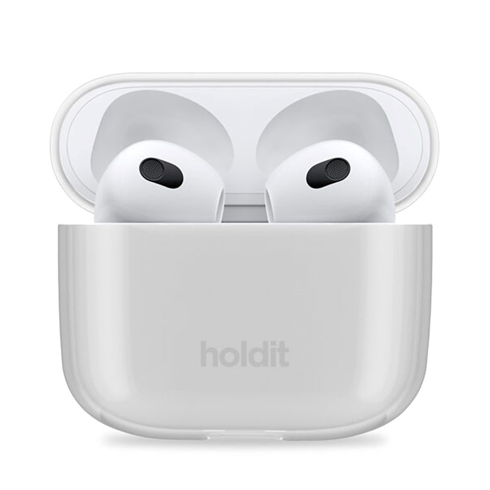 Holdit AirPods (3. gen) Seethru Case - Hvid