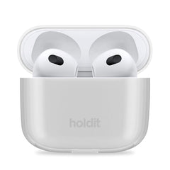 Holdit AirPods (3. gen) Seethru Case - Hvid