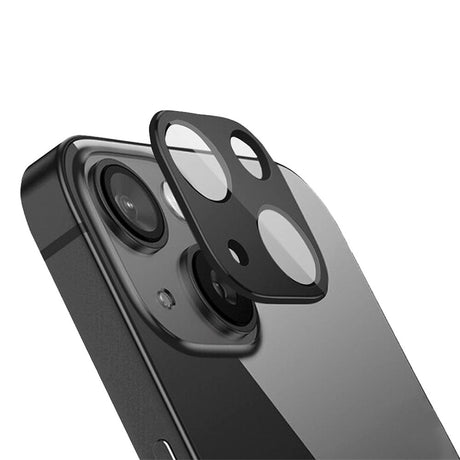 iPhone 14 / 14 Plus Holdit Beskyttelsesglas til Kameralinse - Case-Friendly - Sort