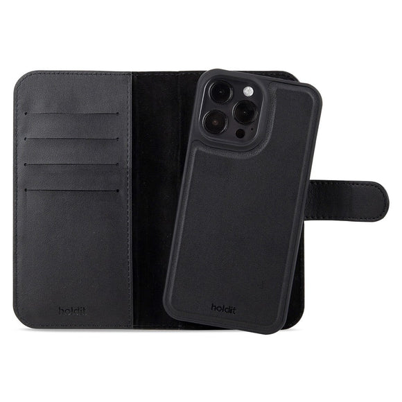 Holdit iPhone 15 Pro Wallet Case Magnet Plus - Black