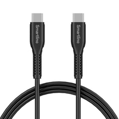 Smartline Strong USB-C til USB-C Kabel 2 m. - Sort