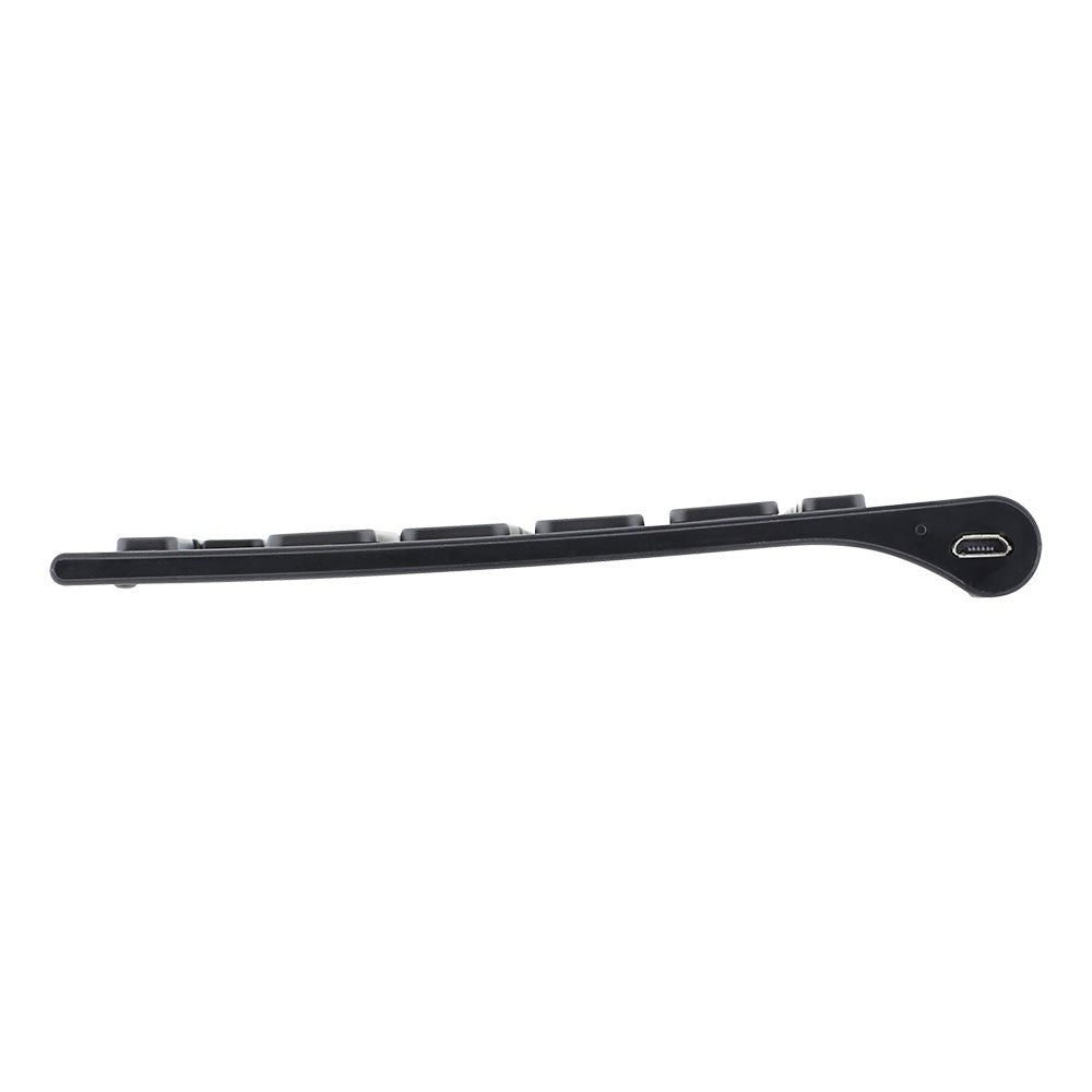 Deltaco Bluetooth Tastatur m. Forskellige Baggrundsfarver - Sort