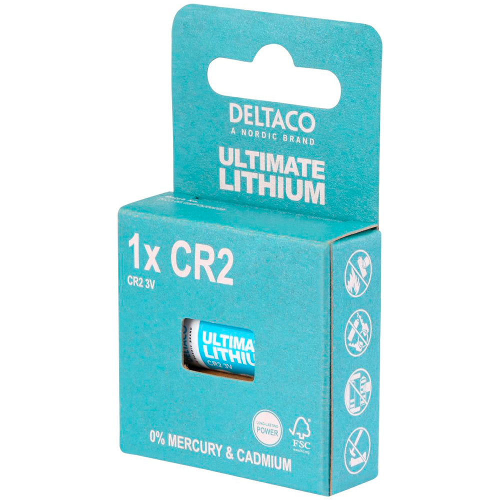 Egen ordbog servitrice Deltaco Ultimate Lithium 1 x CR2 Batterier | MOBILCOVERS.DK