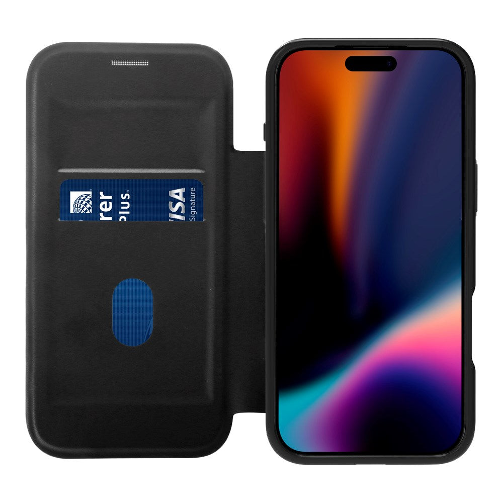 X2O iPhone 17 Pro Max Mag Wallet Flip Cover m. Kortholder- Sort