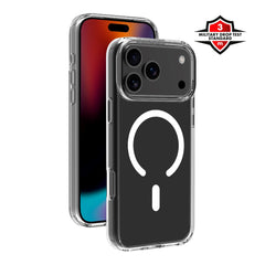 X2O iPhone 17 Pro Max Mag Clear Cover - MagSafe Kompatibel - Gennemsigtig