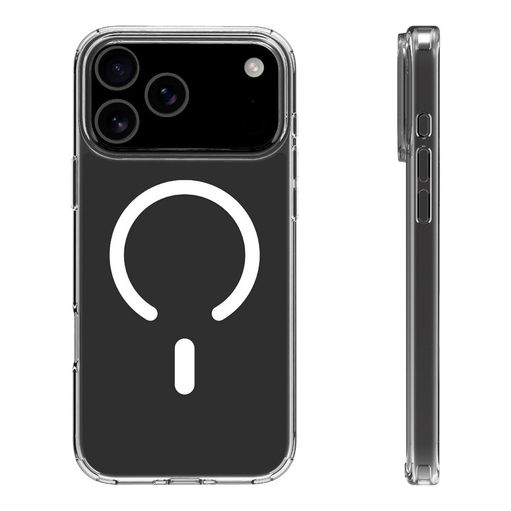 X2O iPhone 17 Pro Max Mag Clear Cover - MagSafe Kompatibel - Gennemsigtig