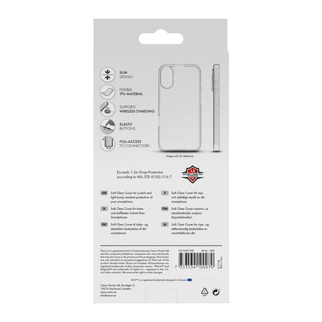 X2O iPhone 17 Pro Max Super Slim Cover - Gennemsigtig