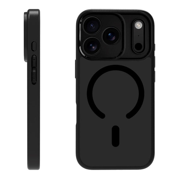 X2O iPhone 17 Pro Mag Frosted Cover - MagSafe Kompatibel - Mat Sort