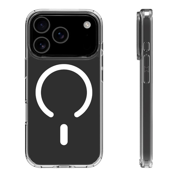 X2O iPhone 17 Pro Mag Clear Cover - MagSafe Kompatibel - Gennemsigtig