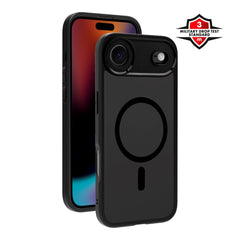 X2O iPhone Air Mag Frosted Cover - MagSafe Kompatibel - Mat Sort