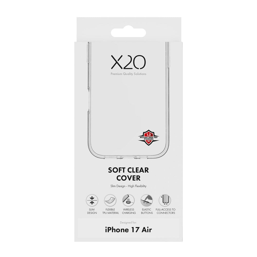 X2O iPhone Air Super Slim Cover - Gennemsigtig