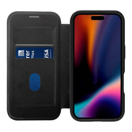 X2O iPhone 17 Mag Wallet Flip Cover m. Kortholder- Sort