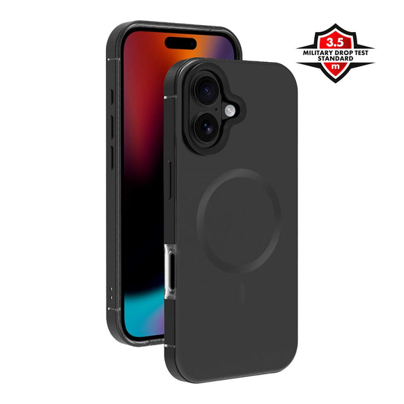 X2O iPhone 17 Mag Metal Cover - MagSafe Kompatibel - Sort