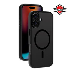 X2O iPhone 17 Mag Frosted Cover - MagSafe Kompatibel - Mat Sort