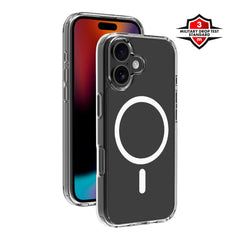 X2O iPhone 17 Mag Clear Cover - MagSafe Kompatibel - Gennemsigtig