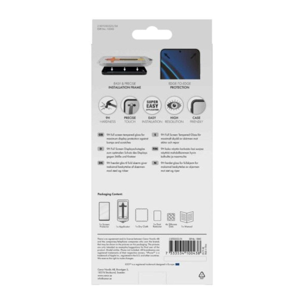 Samsung Galaxy S25 / S24 X2O 9H Full Fit Hærdet Skærmbeskyttelsesglas - Gennemsigtig