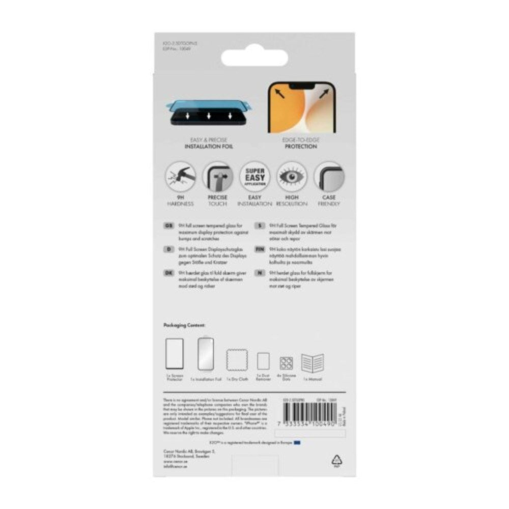 OnePlus Nord 5 / 15R X2O 9H Full Fit Hærdet Skærmbeskyttelsesglas - Gennemsigtig