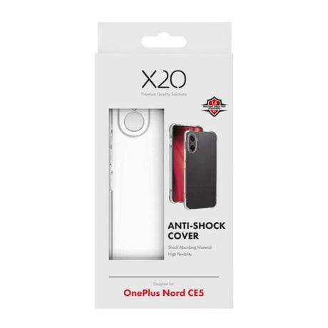 OnePlus Nord CE5 X2O Anti-Shock Plast Cover - Gennemsigtig