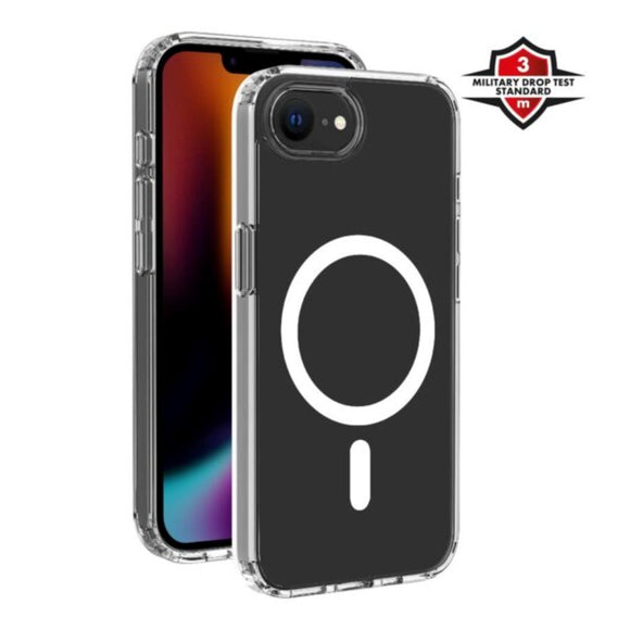 iPhone 17e / 16e X2O Mag Clear Cover - MagSafe Kompatibel - Gennemsigtig
