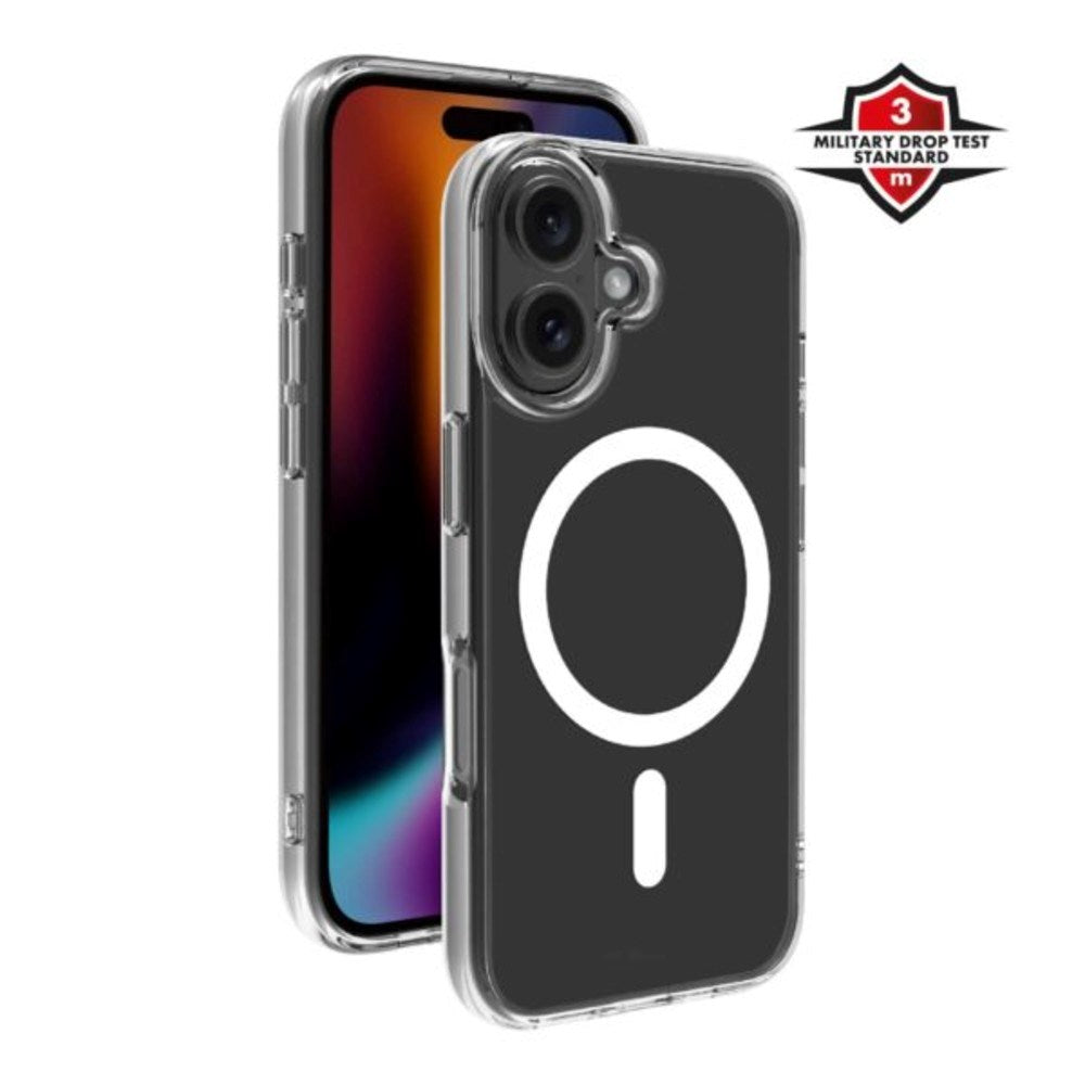 iPhone 16 X2O Mag Clear Cover - MagSafe Kompatibel - Gennemsigtig