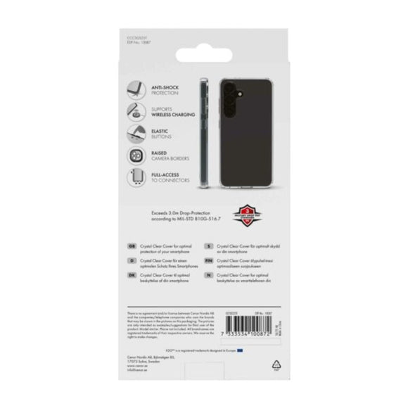 Samsung Galaxy S25 X2O Crystal Clear Hybrid Cover - Gennemsigtig