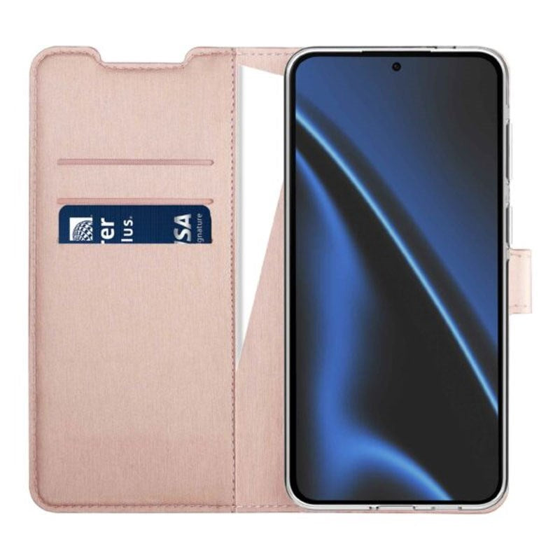 Samsung Galaxy S26 X2O Classic Wallet Flip Cover - Rose Gold