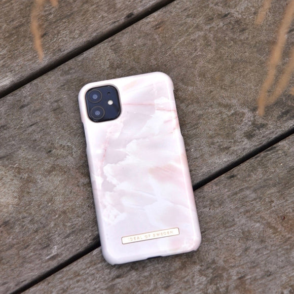 iDeal Of Sweden iPhone 11 Fashion Case Rose Pearl Marble