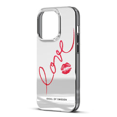iDeal Of Sweden iPhone 14 Pro Mirror Case - Love Edition
