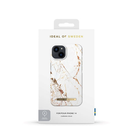 iDeal Of Sweden iPhone 17e / 16e / 14 / 13 Fashion Case - MagSafe Kompatibel - Carrara Gold
