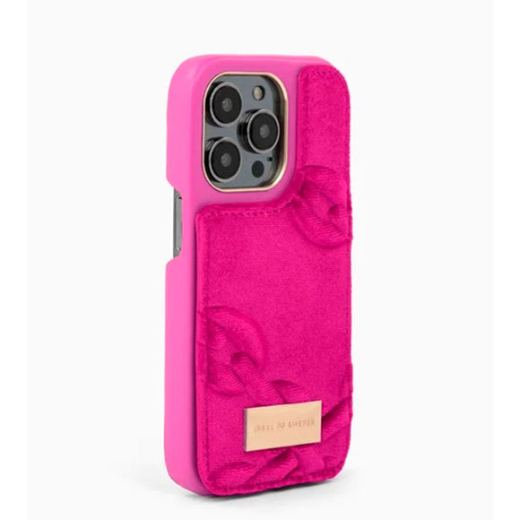 Ideal Of Sweden iPhone 14 Pro Fashion Case Atelier - Velour Hyper Pink (DEMO)