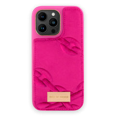 Ideal Of Sweden iPhone 14 Pro Max Fashion Case Atelier - Velour Hyper Pink