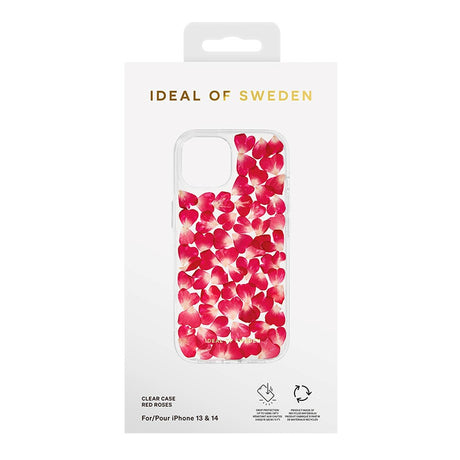 iDeal Of Sweden iPhone 14 / 13 Clear Case - Red Roses