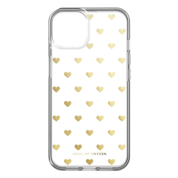 iDeal Of Sweden iPhone 14 / 13 Clear Case - Golden Hearts