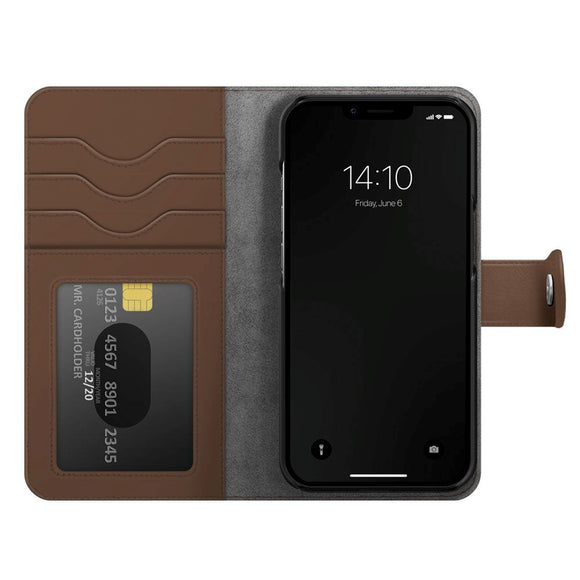 iDeal Of Sweden iPhone 15 Magnet Wallet+ - Brun