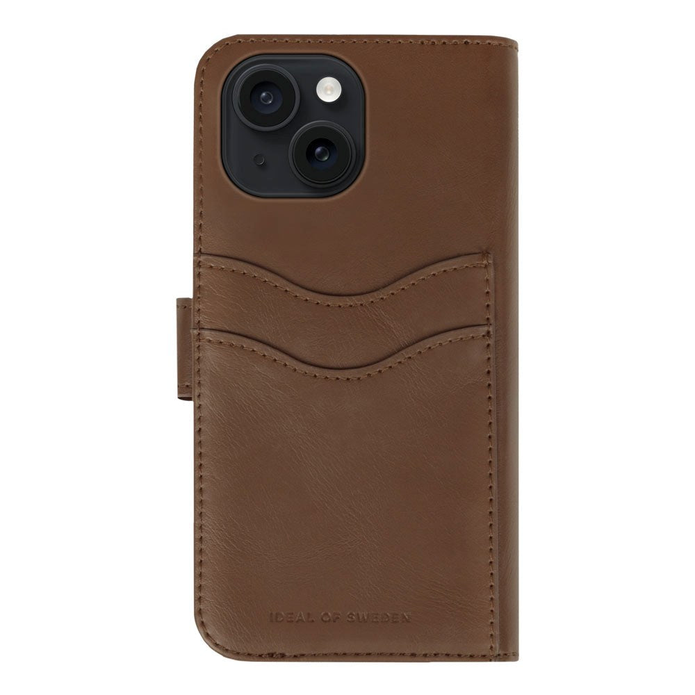 iDeal Of Sweden iPhone 15 Magnet Wallet+ - Brun