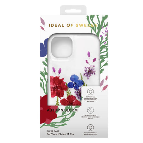 iDeal Of Sweden iPhone 14 Pro Clear Case - Autumn Bloom
