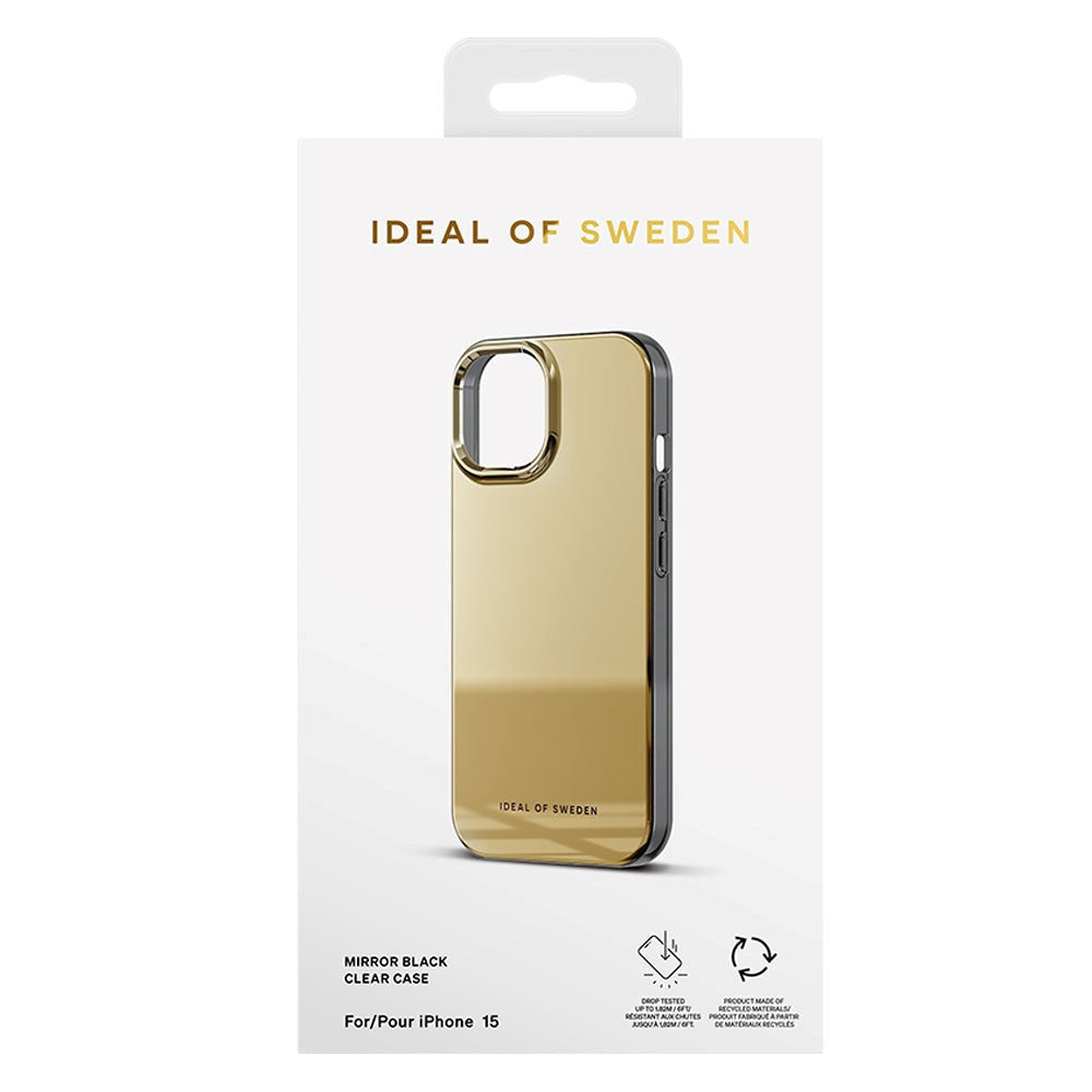 iDeal Of Sweden iPhone 15 Mirror Case - Mirror Gold
