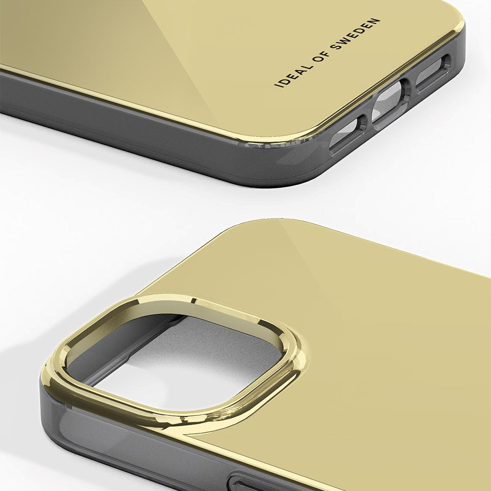 iDeal Of Sweden iPhone 15 Mirror Case - Mirror Gold