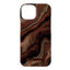 iDeal Of Sweden iPhone 15 Fashion Case - Dark Amber Marble