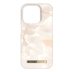 iDeal Of Sweden iPhone 15 Pro Fashion Case - Rose Pearl Marble