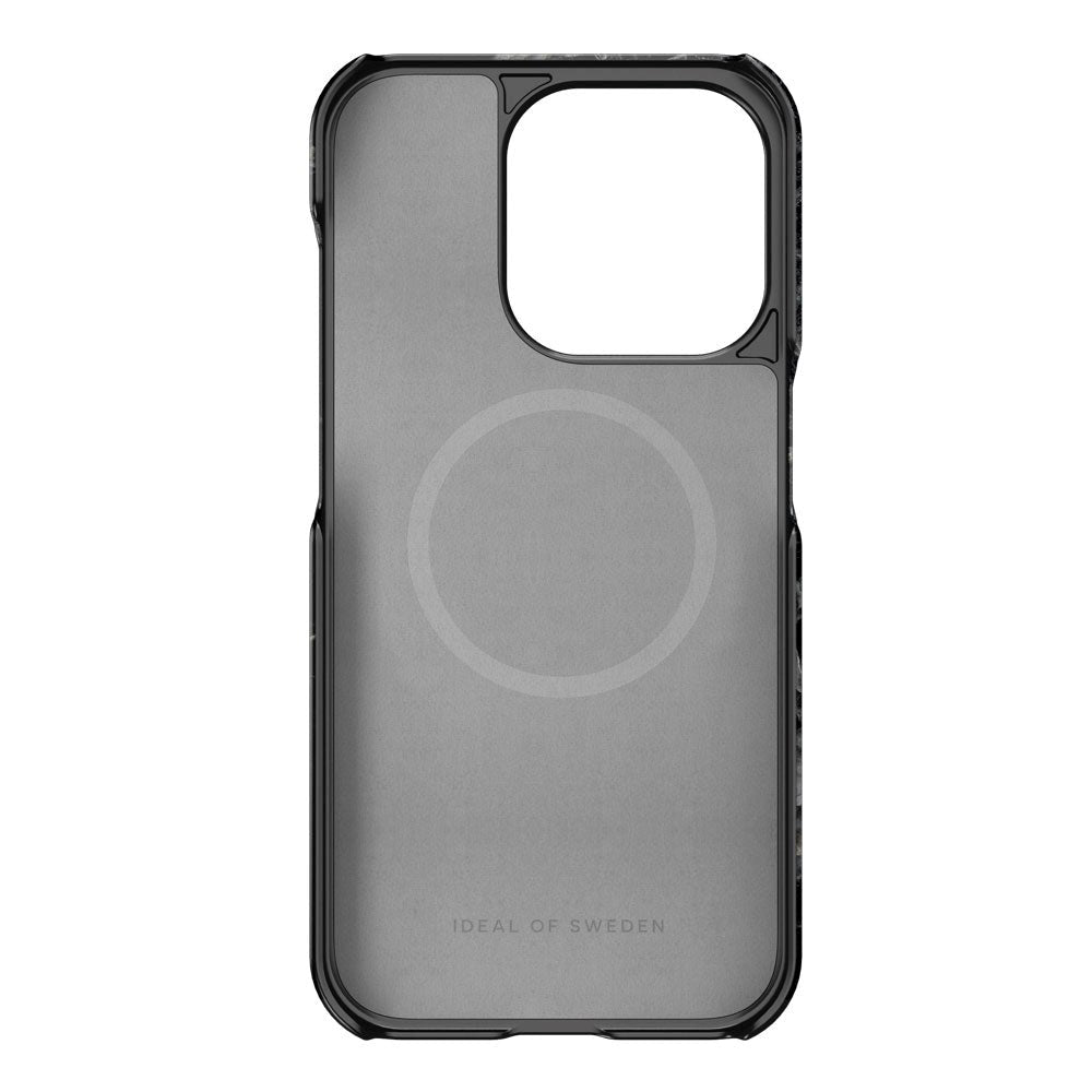 iDeal Of Sweden iPhone 15 Pro Fashion Case - MagSafe Kompatibel - Black Thunder Marble