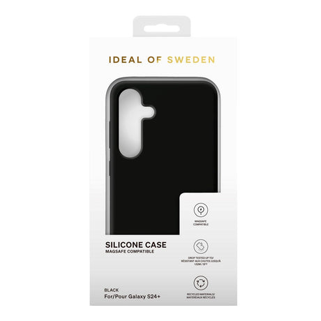 iDeal Of Sweden Samsung Galaxy S24+ (Plus) Silicone Case - MagSafe Kompatibel - Black
