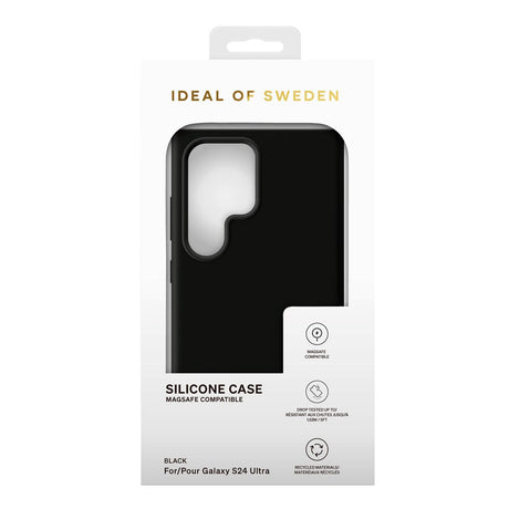 iDeal Of Sweden Samsung Galaxy S24 Ultra Silicone Case - MagSafe Kompatibel - Black