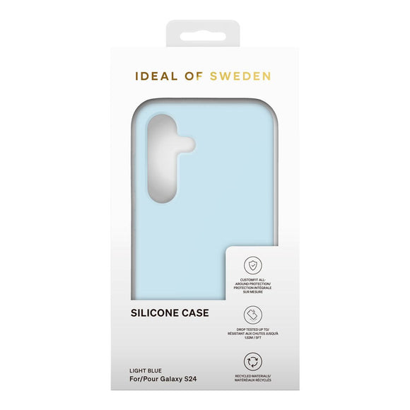 iDeal Of Sweden Samsung Galaxy S24 Silicone Case - Light Blue