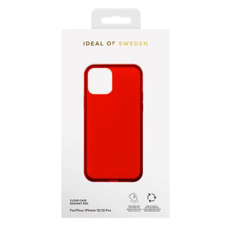 iDeal Of Sweden iPhone 12 / 12 Pro Clear Case - Radiant Red