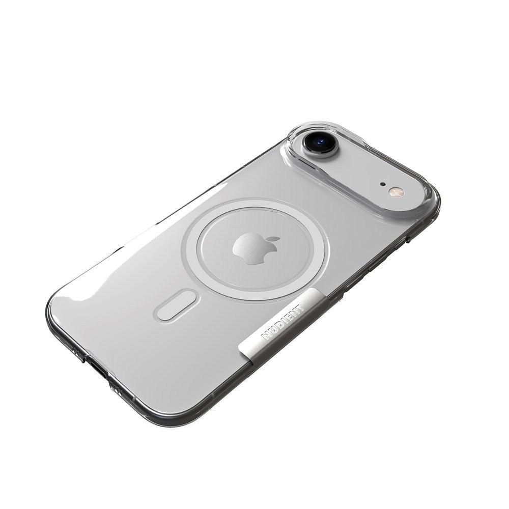 Nudient Thin Case iPhone Air Cover - MagSafe Kompatibel - Transparent