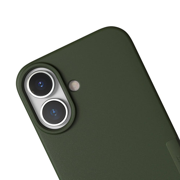 Nudient Thin Case iPhone 17 Cover - MagSafe Kompatibel - Pine Green
