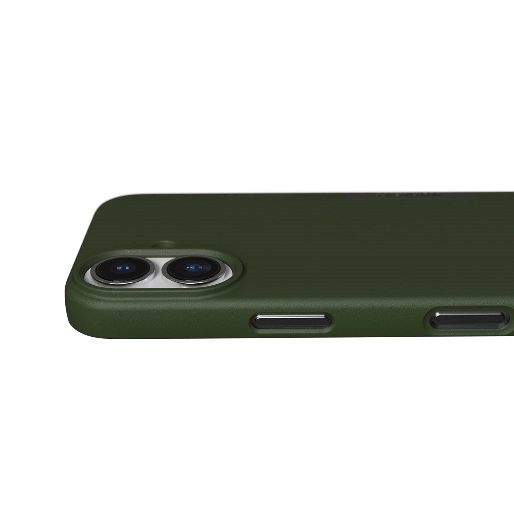 Nudient Thin Case iPhone 17 Cover - MagSafe Kompatibel - Pine Green