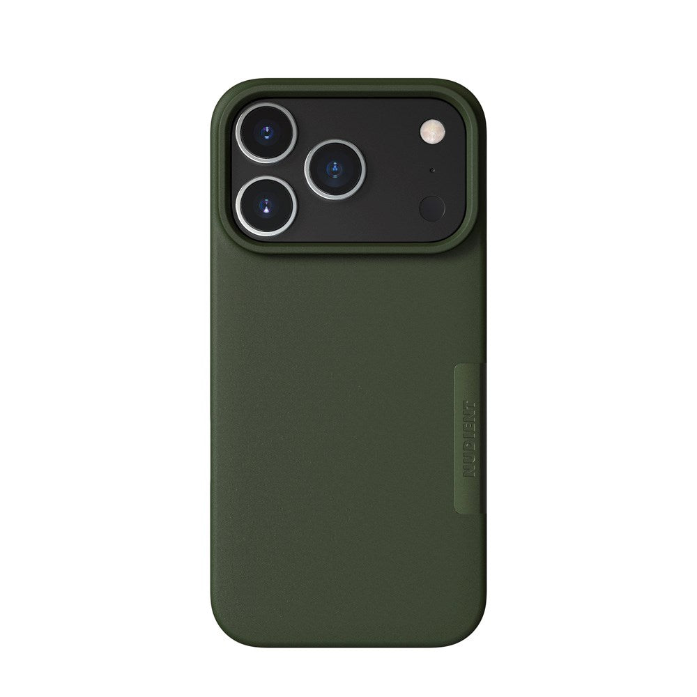 Nudient Thin Case iPhone 17 Pro Cover - MagSafe Kompatibel - Pine Green